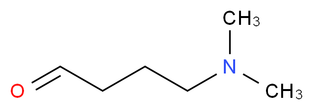 4-(dimethylamino)butanal_分子结构_CAS_104459-70-3