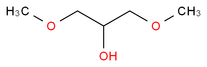 1,3-Dimethoxypropan-2-ol_分子结构_CAS_623-69-8)