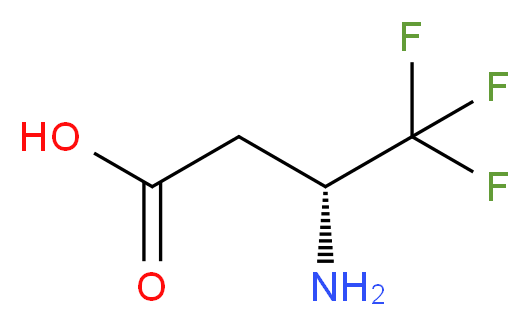 (R)-3-amino-4,4,4-trifluorobutanoic acid_分子结构_CAS_151911-19-2)