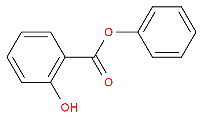 PHENYL SALICYLATE_分子结构_CAS_118-55-8)