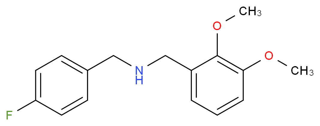 [(2,3-dimethoxyphenyl)methyl][(4-fluorophenyl)methyl]amine_分子结构_CAS_355382-48-8