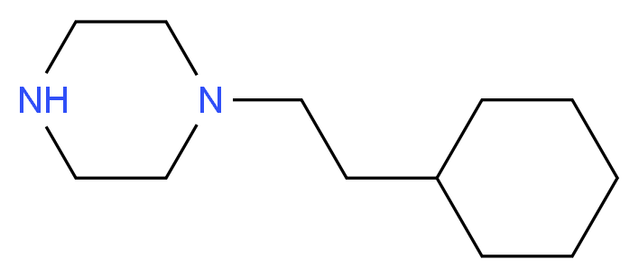 1-(2-Cyclohexylethyl)piperazine 97%_分子结构_CAS_132800-12-5)