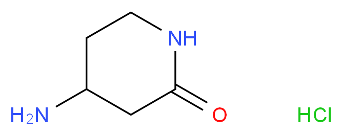 4-Amino-2-piperidinone hydrochloride_分子结构_CAS_1260883-24-6)