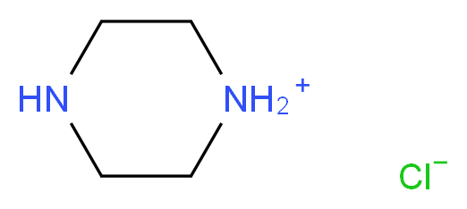 哌嗪盐酸盐水合物_分子结构_CAS_6094-40-2)