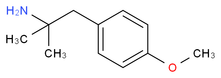 1-(4-METHOXYPHENYL)-2-METHYLPROPAN-2-AMINE_分子结构_CAS_56490-94-9)
