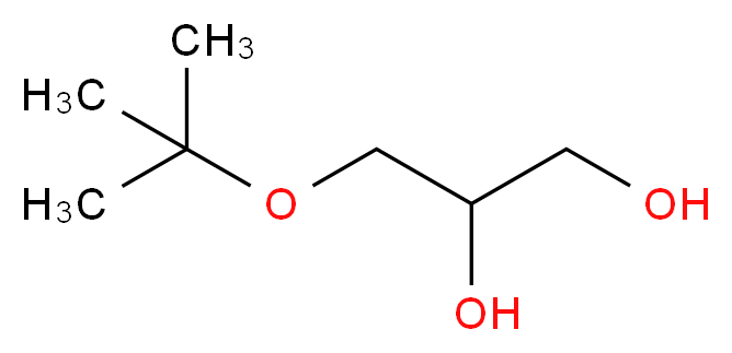 3-(tert-butoxy)propane-1,2-diol_分子结构_CAS_74338-98-0