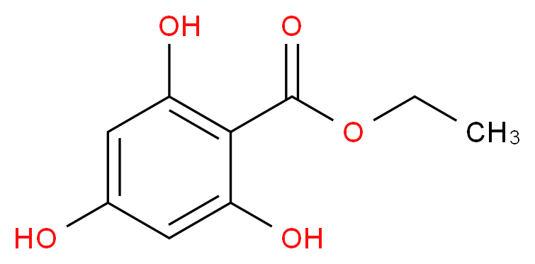 Ethyl 2,4,6-trihydroxybenzoate_分子结构_CAS_90536-74-6)