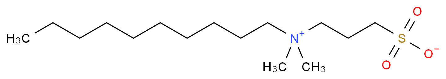 3-(decyldimethylazaniumyl)propane-1-sulfonate_分子结构_CAS_15163-36-7