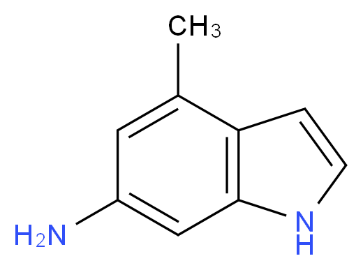 4-Methyl-1H-indol-6-amine_分子结构_CAS_139121-40-7)