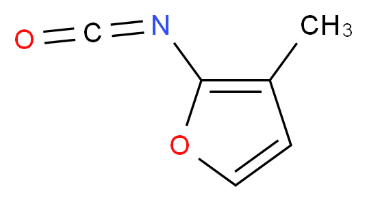 2-isocyanato-3-methylfuran_分子结构_CAS_921938-67-2