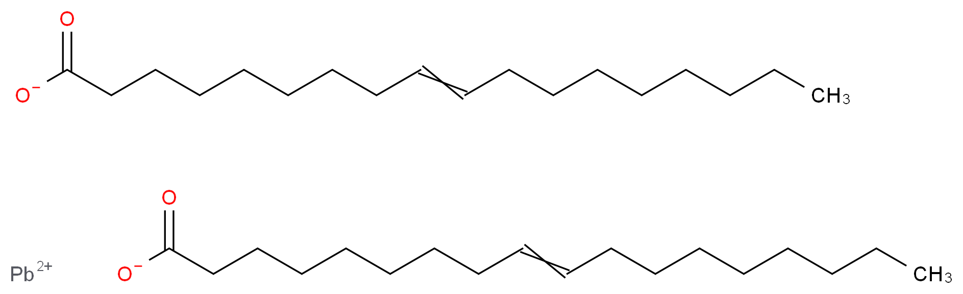 $l^{2}-lead(2+) ion bis(octadec-9-enoate)_分子结构_CAS_1120-46-3