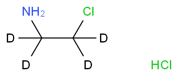 2-chloro(<sup>2</sup>H<sub>4</sub>)ethan-1-amine hydrochloride_分子结构_CAS_628-89-7