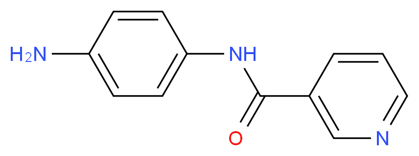 N-(4-Amino-phenyl)-nicotinamide_分子结构_CAS_19060-64-1)