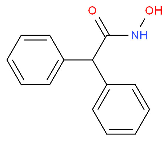 N-hydroxy-2,2-diphenylacetamide_分子结构_CAS_4099-51-8
