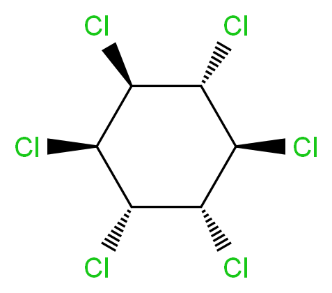 α-HCH 溶液_分子结构_CAS_319-84-6)