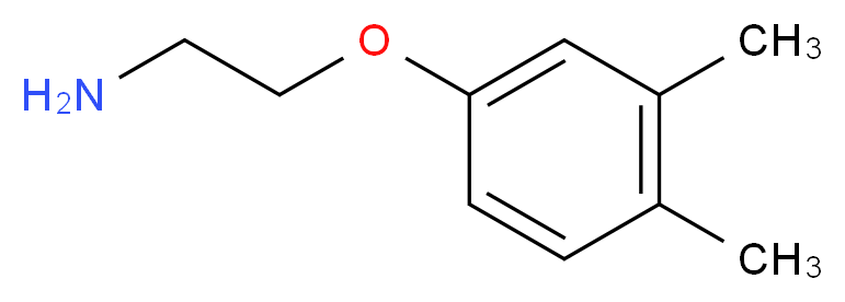 2-(3,4-Dimethyl-phenoxy)-ethylamine_分子结构_CAS_26646-48-0)