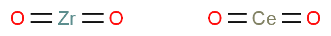 dioxocerium; dioxozirconium_分子结构_CAS_53169-24-7