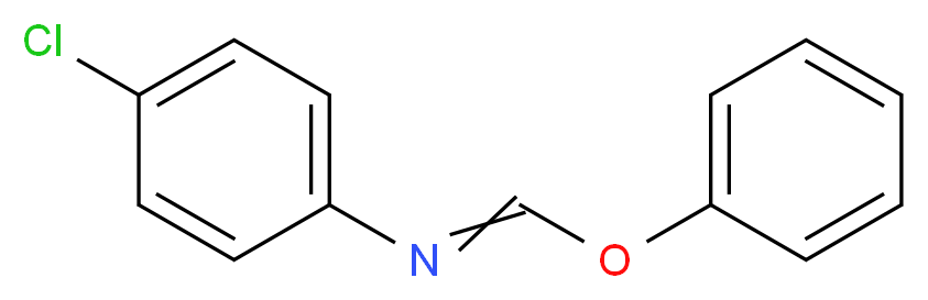 phenyl N-(4-chlorophenyl)carboximidate_分子结构_CAS_3369-35-5