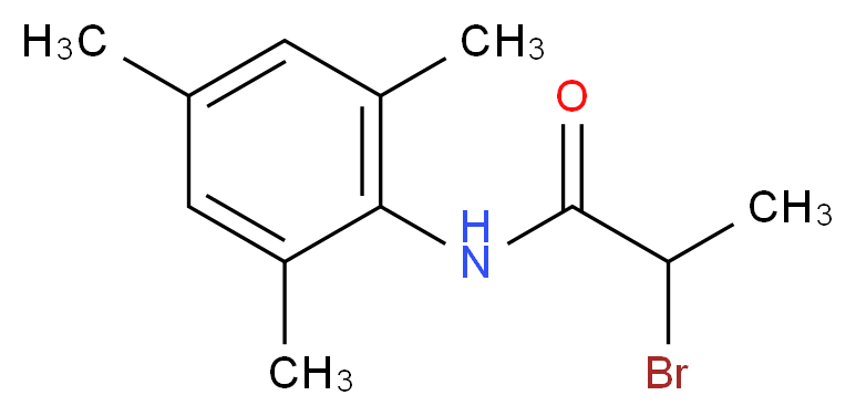 2-Bromo-N-mesitylpropanamide_分子结构_CAS_)