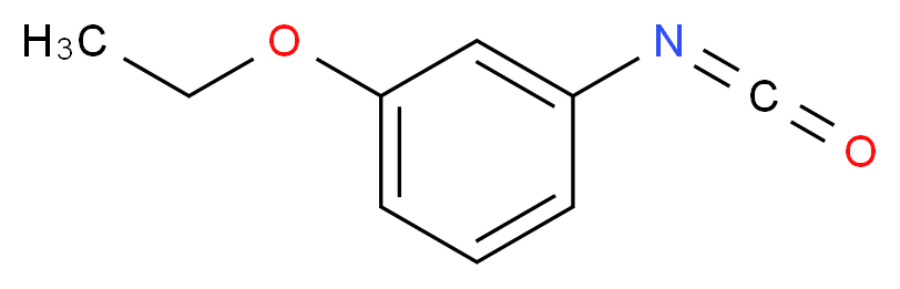 3-乙氧基苯基异氰酸酯_分子结构_CAS_55792-32-0)