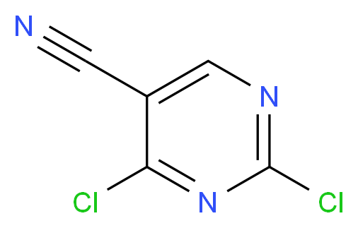 2,4-Dichloropyrimidine-5-carbonitrile_分子结构_CAS_3177-24-0)