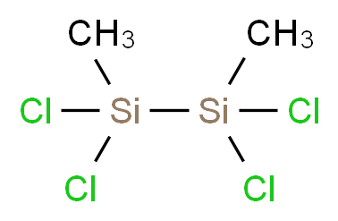 1,1,2,2-四氯-1,2-二甲基二硅烷_分子结构_CAS_4518-98-3)