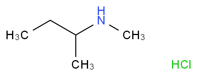 2-(甲基胺)丁烷盐酸盐_分子结构_CAS_75098-40-7)