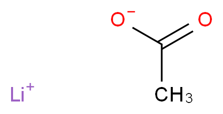 乙酸锂_分子结构_CAS_546-89-4)