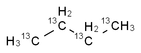 (1,2,3,4-<sup>1</sup><sup>3</sup>C<sub>4</sub>)butane_分子结构_CAS_286425-39-6