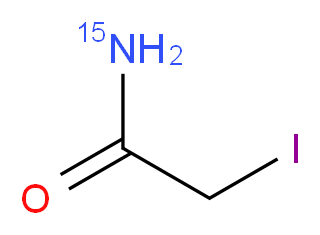 2-碘乙酰胺-15N_分子结构_CAS_287476-20-4)