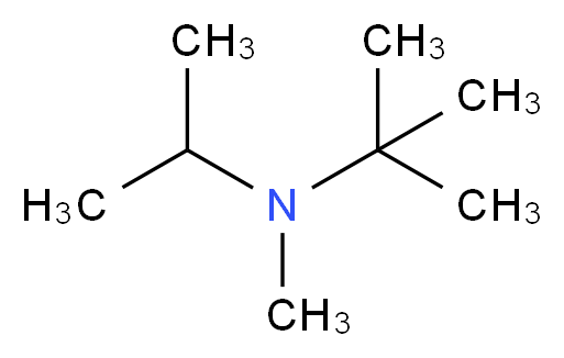 N-异丙基-N-甲基叔丁胺_分子结构_CAS_85523-00-8)