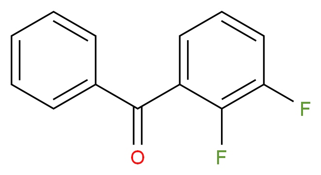 2,3-二氟苯并苯酮_分子结构_CAS_208173-20-0)