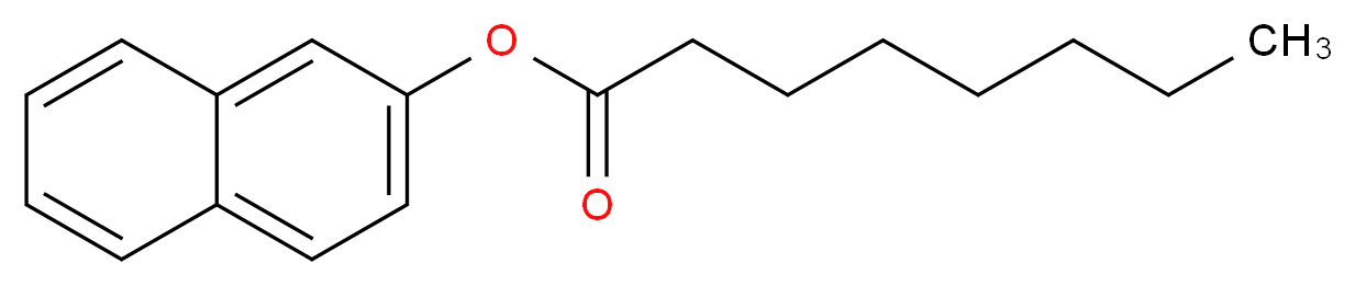 &beta;-NAPHTHYL CAPRYLATE_分子结构_CAS_10251-17-9)