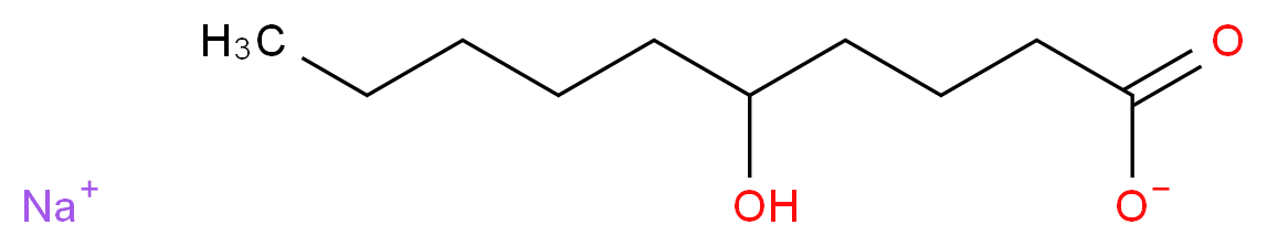 5-Hydroxydecanoic acid sodium salt_分子结构_CAS_71186-53-3)