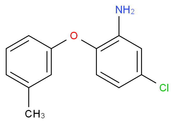 5-Chloro-2-(3-methylphenoxy)aniline_分子结构_CAS_)