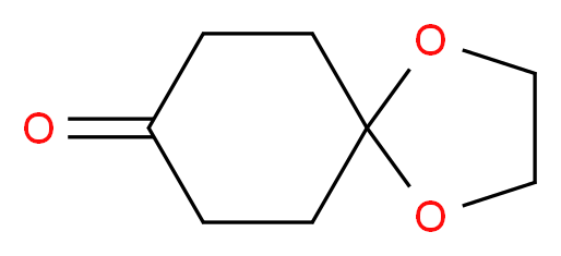 1,4-环己二酮单乙二醇缩酮_分子结构_CAS_4746-97-8)