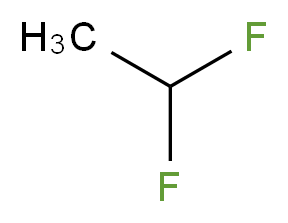 CAS_75-37-6 分子结构