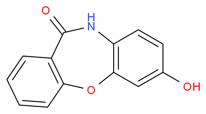 5-hydroxy-2-oxa-9-azatricyclo[9.4.0.0<sup>3</sup>,<sup>8</sup>]pentadeca-1(11),3(8),4,6,12,14-hexaen-10-one_分子结构_CAS_60287-11-8