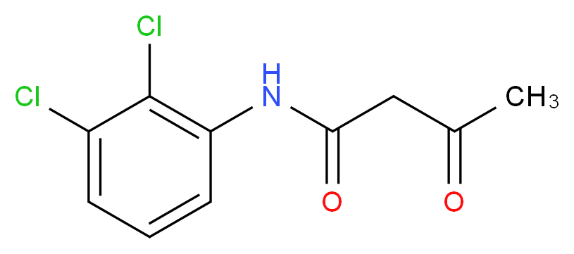 N-(2,3-dichlorophenyl)-3-oxobutanamide_分子结构_CAS_63896-87-7