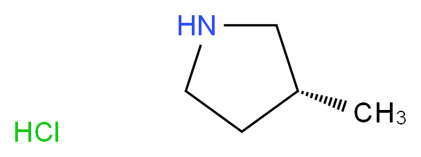 (R)-3-Methyl-pyrrolidine hydrochloride_分子结构_CAS_235093-98-8)