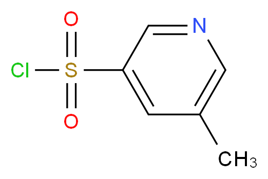 5-methylpyridine-3-sulfonyl chloride_分子结构_CAS_166337-57-1