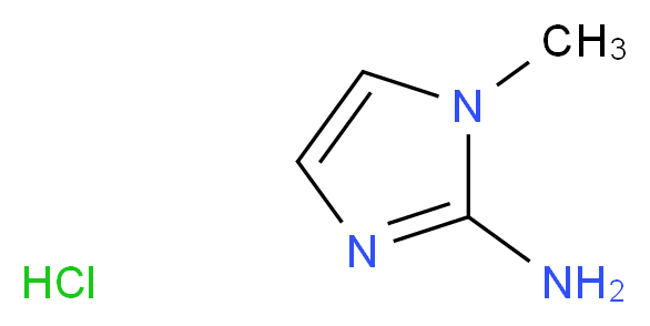 1-methyl-1H-imidazol-2-amine hydrochloride_分子结构_CAS_1450-94-8