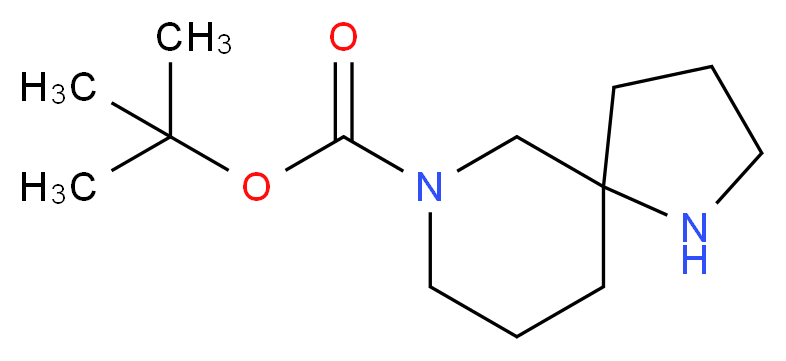 tert-butyl 1,7-diazaspiro[4.5]decane-7-carboxylate_分子结构_CAS_939793-21-2