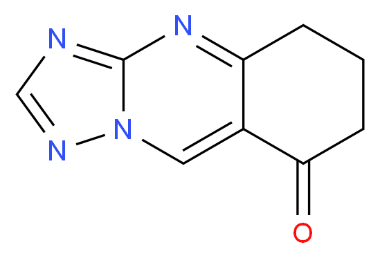 5H,6H,7H,8H-[1,2,4]triazolo[3,2-b]quinazolin-8-one_分子结构_CAS_777867-04-6