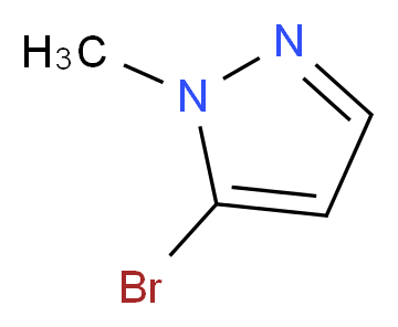 5-Bromo-1-methyl-1H-pyrazole_分子结构_CAS_361476-01-9)