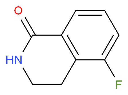 5-FLUORO-3,4-DIHYDRO-2H-ISOQUINOLIN-1-ONE_分子结构_CAS_230301-83-4)