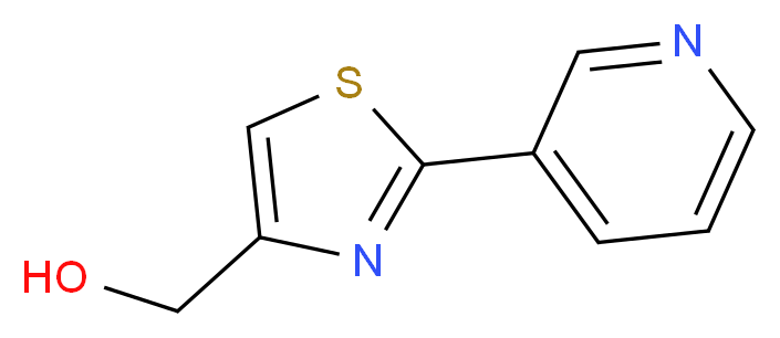 (2-pyridin-3-yl-1,3-thiazol-4-yl)methanol_分子结构_CAS_138745-99-0)