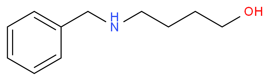 4-(benzylamino)butan-1-ol_分子结构_CAS_59578-63-1