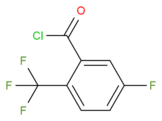 5-Fluoro-2-(trifluoromethyl)benzoyl chloride_分子结构_CAS_216144-70-6)