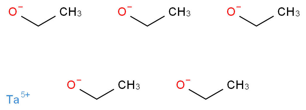tantalum(5+) ion pentaethanolate_分子结构_CAS_6074-84-6